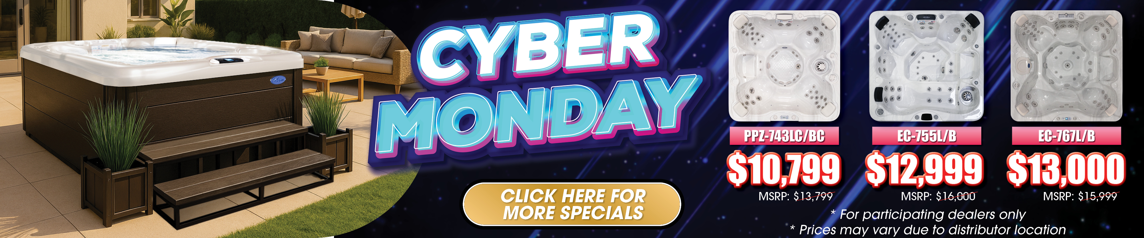 Calspas hot tub being used in a family setting - Tracy